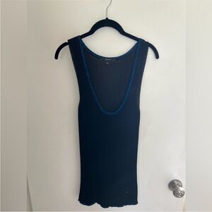 Gucci Black Mesh Tank Top